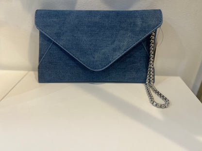 Denim clutch