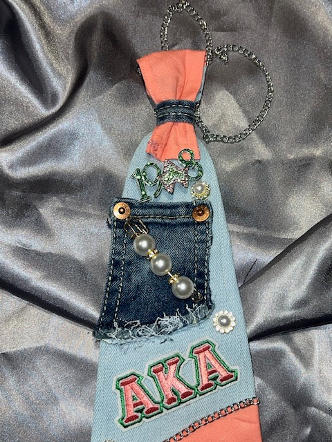 "AKA" inspired junk tie- AKA2