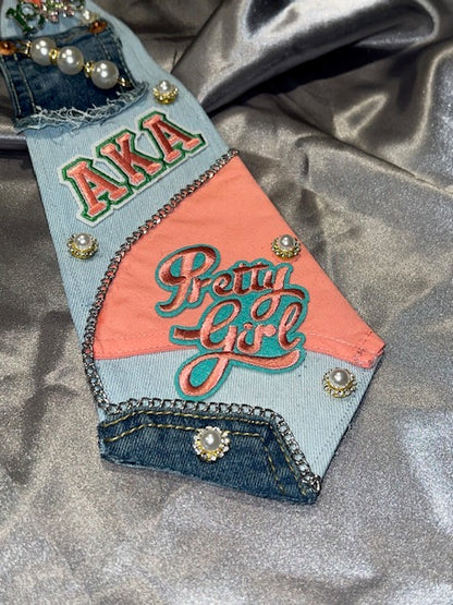 "AKA" inspired junk tie- AKA2