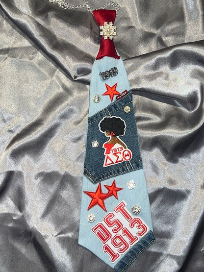 "DST" theme junk tie- Delta 2