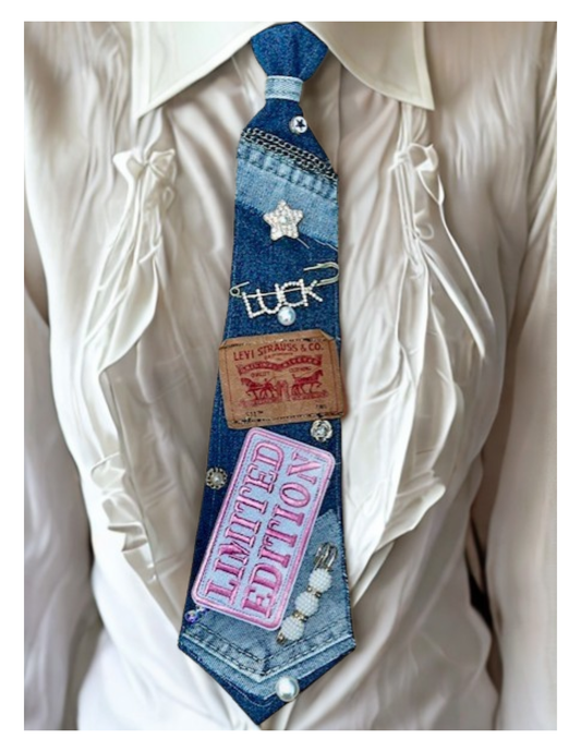 "Levis" inspired junk tie