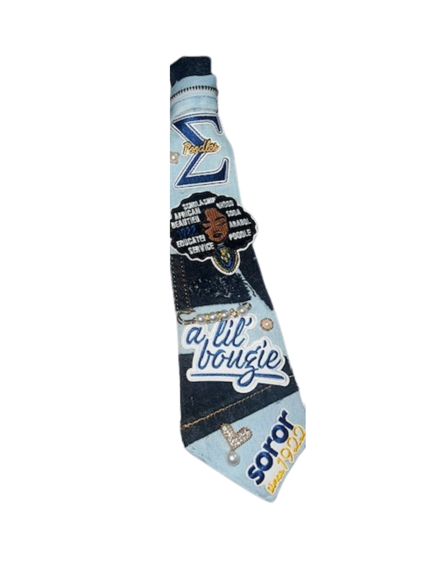 "SGRho" themed junk tie- 3
